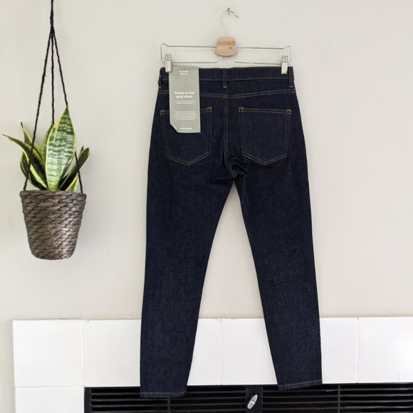 Everlane The Mid-Rise Skinny Jean Dark Indigo. EUC worn once - Picture 7 of 12